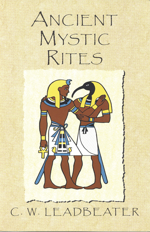 Leadbeater explores the origins and symbolism of ancient mystery traditions and Freemasonry, drawing connections with the mysteries of Egypt, Greece and Rome, including the cult of Mithras.