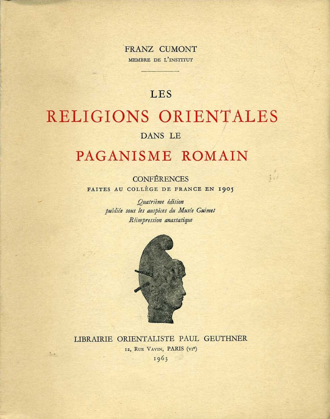 Les Religions orientales dans le paganisme romain