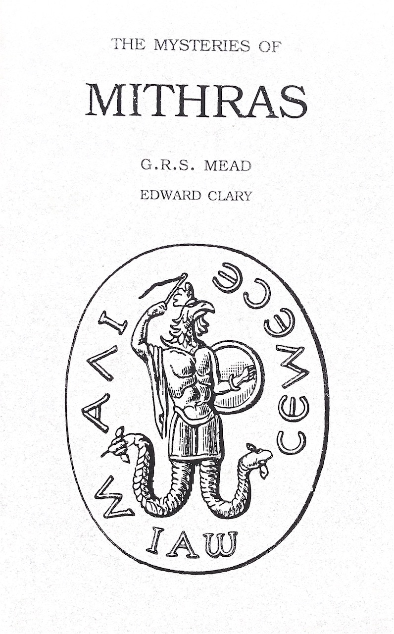 The Mysteries of Mithras