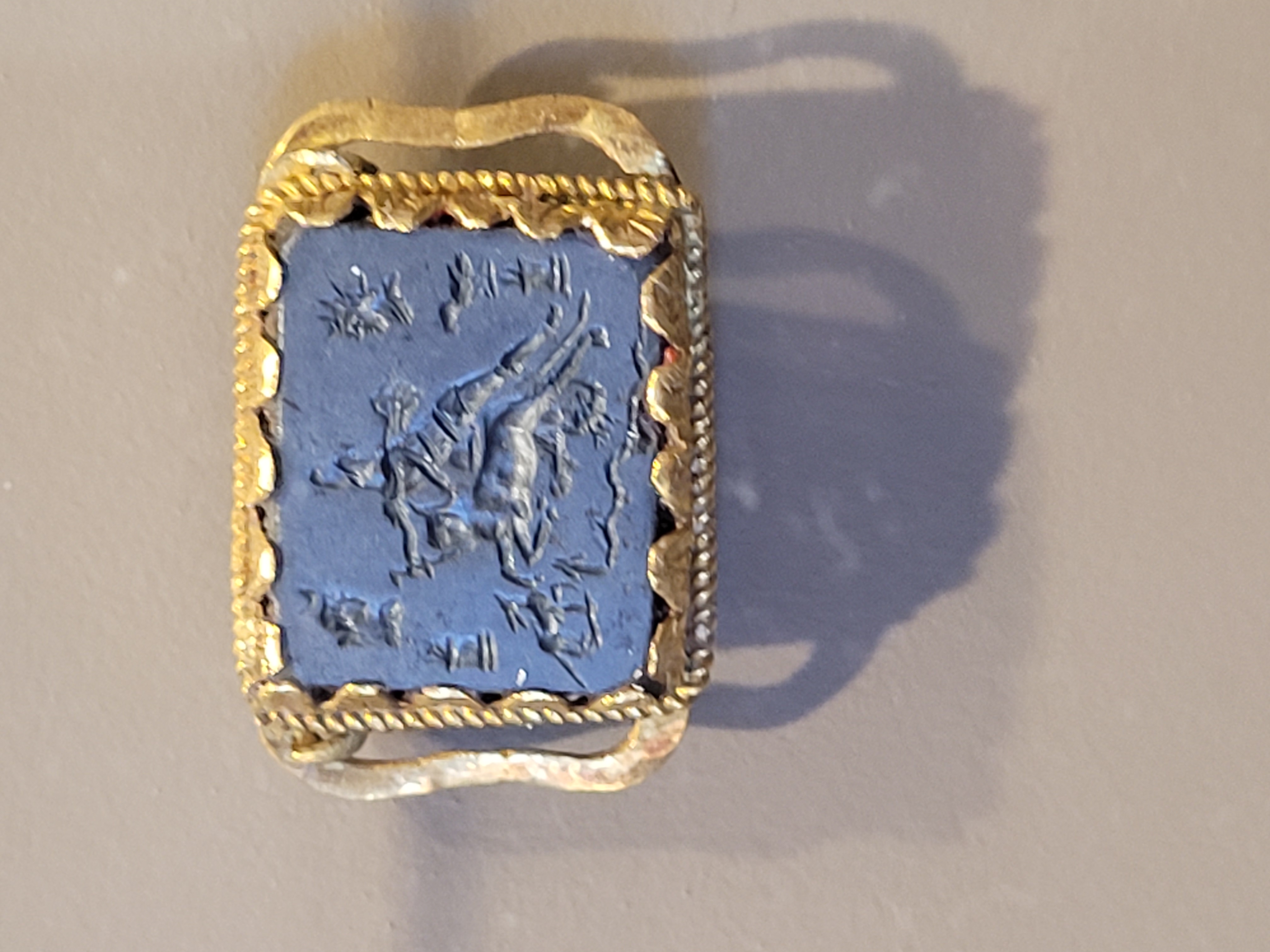 It’s much bluer in person.