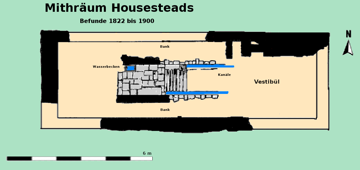 Mithraeum of Housesteads - Vercovicium, Hadrian's Wall