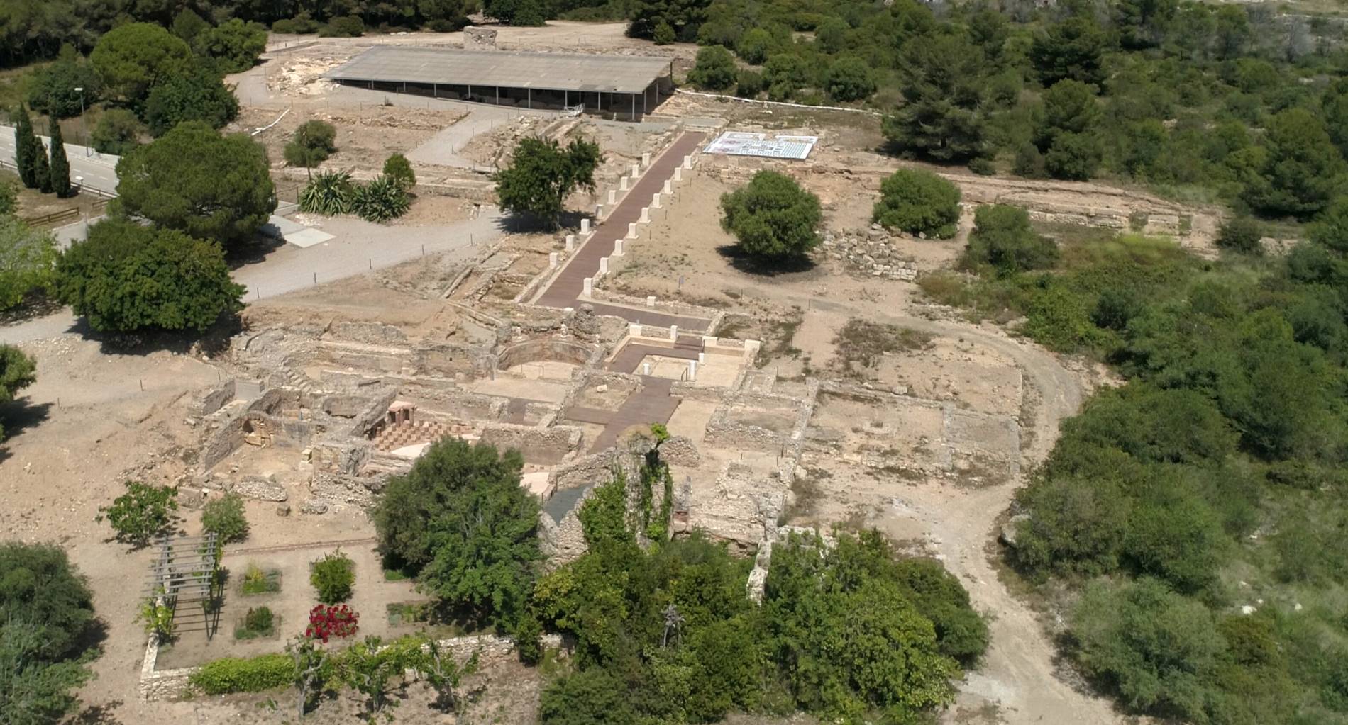General view of the site.