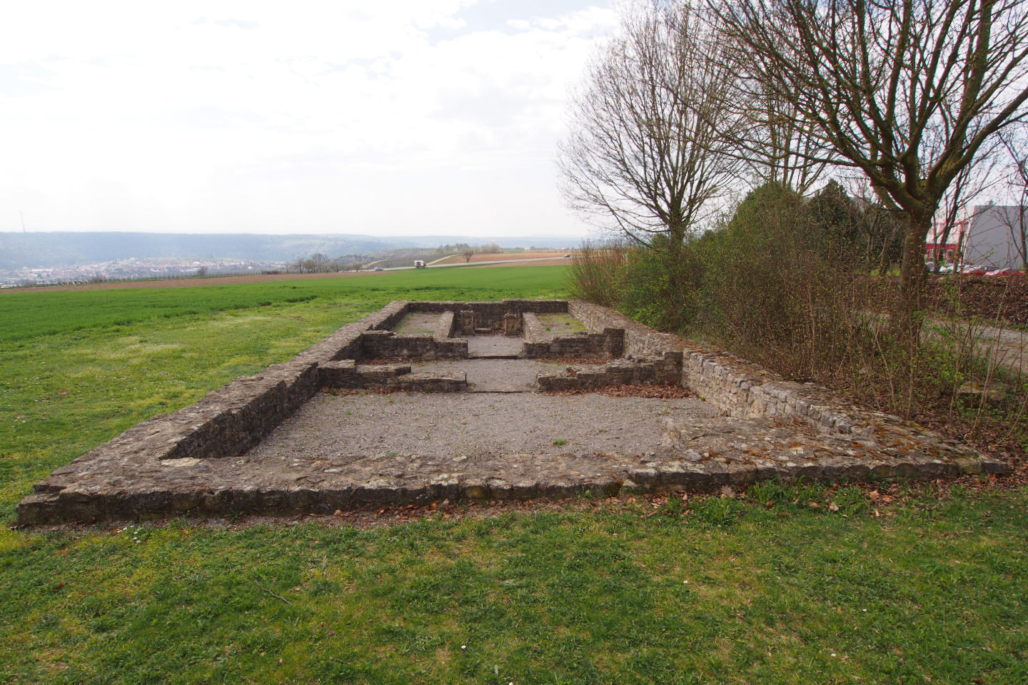 Mithraeum of Mundelsheim general view