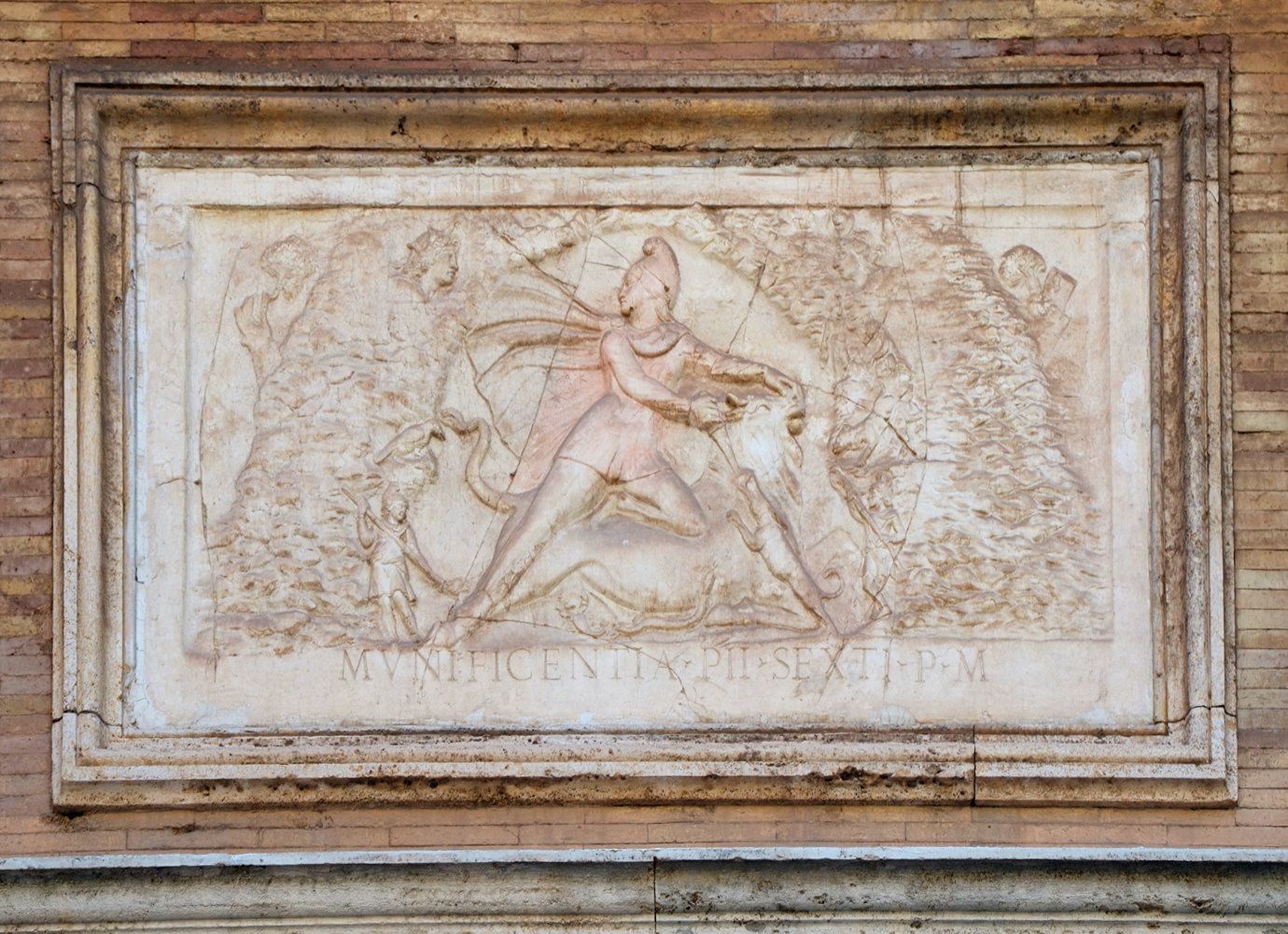 Mithras Tauroctonos of Cortile del Belvedere, Vatican City.