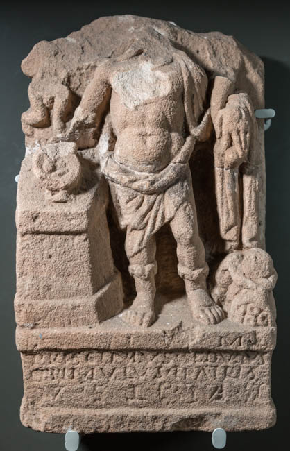 Standing man with offering from Dieburg