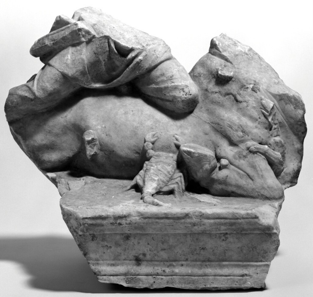 Fragmentary Statuette of Mithras Tauroktonos
