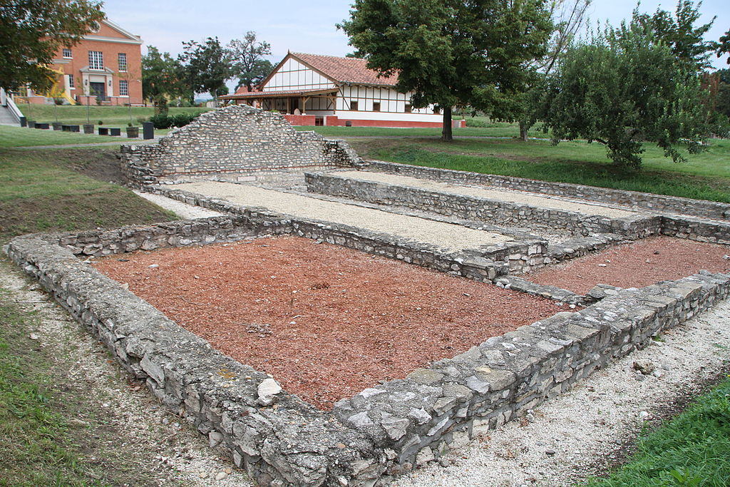 General view of the Mithraeum of Symphorus and Marcus