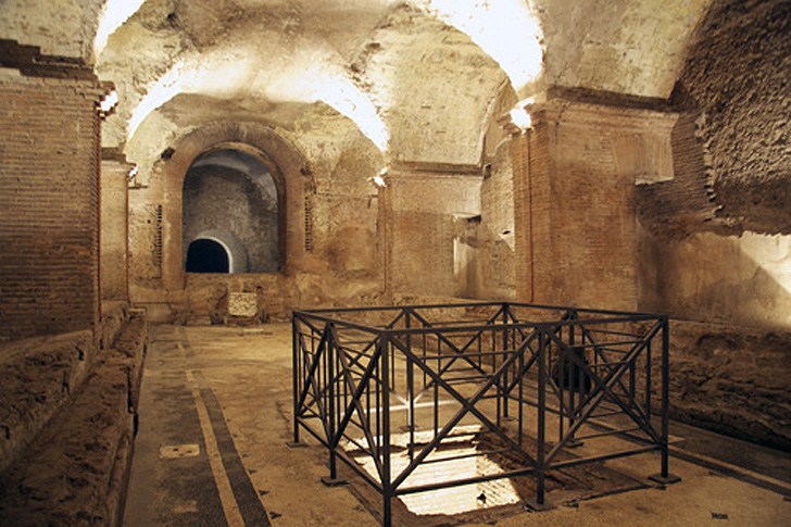 General view of the Mitreo delle Terme di Caracalla