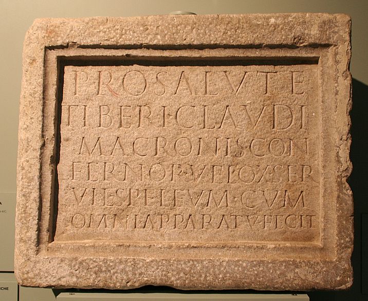 Inscription by Velox of Aquileia.
