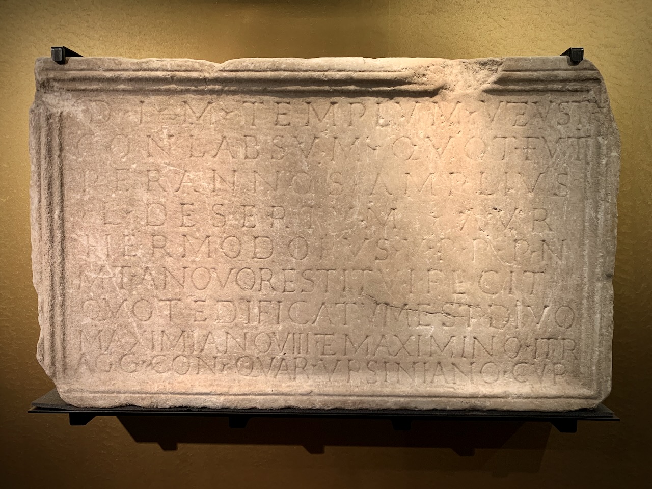Mithraic inscription of Aurelius Hermodorus