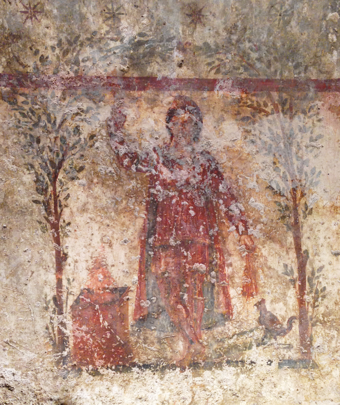 Cautes fresco on Santa Maria Capua Vetere