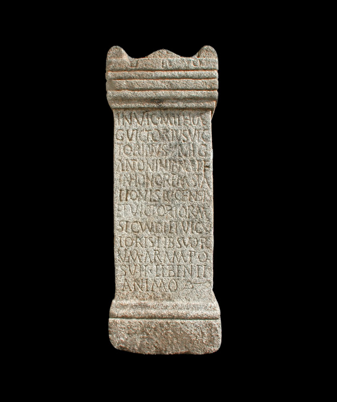 Granite altar dedicated to Mithras