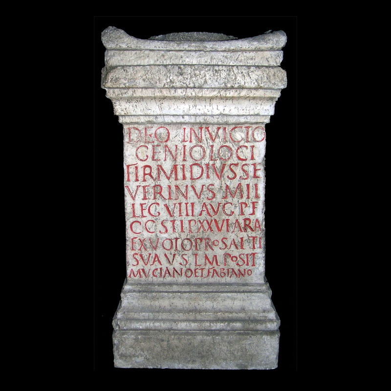 Altar of Firmidius Severinus from Geneva