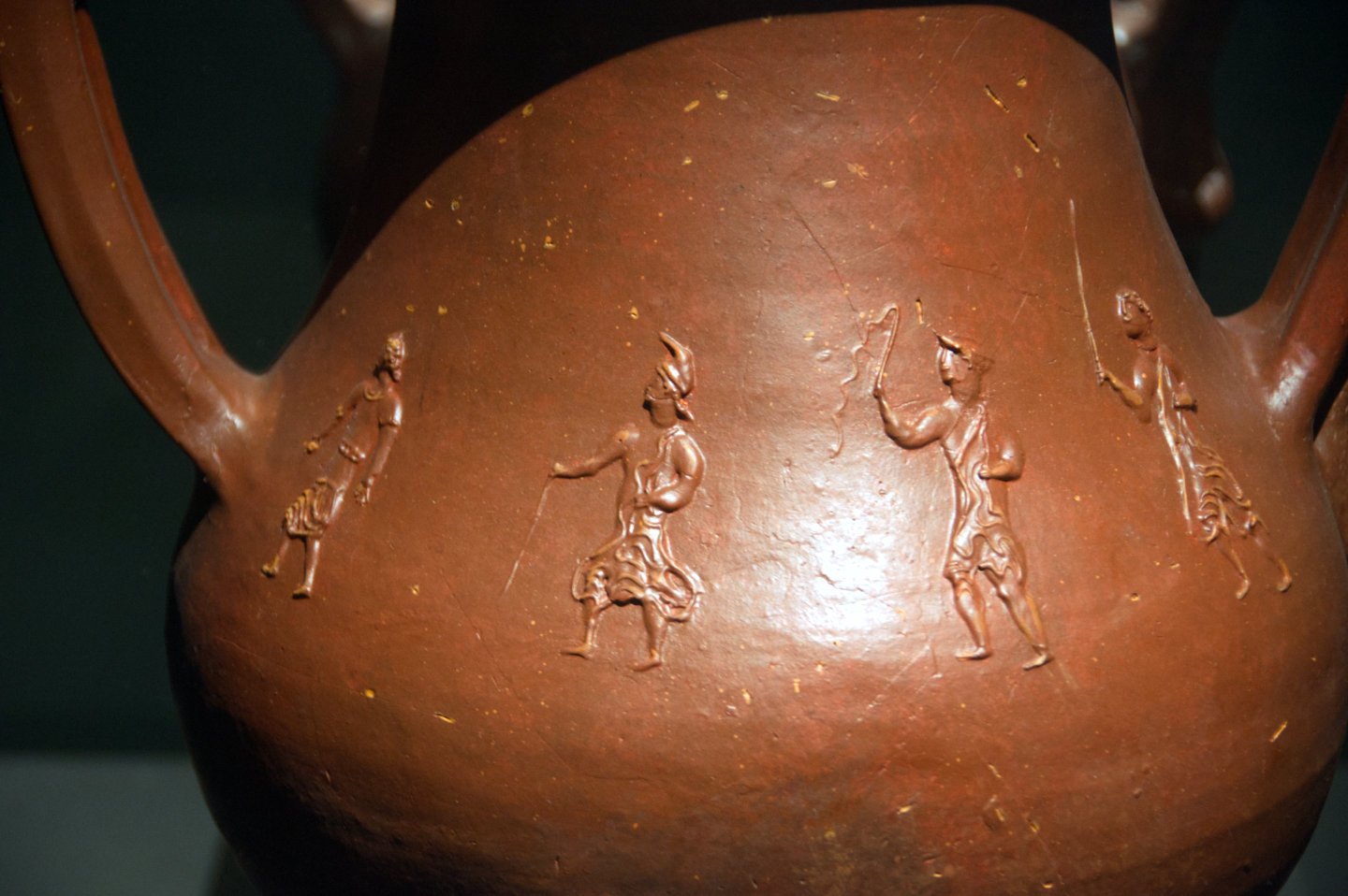 Mithraic vessel of Metz - Procession of the Sun-runner side.