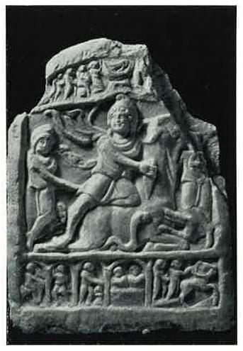 Tauroctony relief from Enns