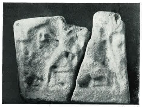 Tauroctony relief with uplifted torches from Ruše