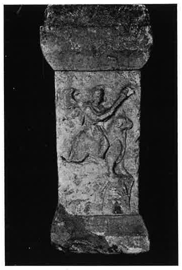 Base with Mithras riding the bull from Apulum