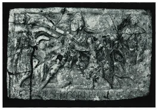 Tauroctony relief from Sarmizegetusa