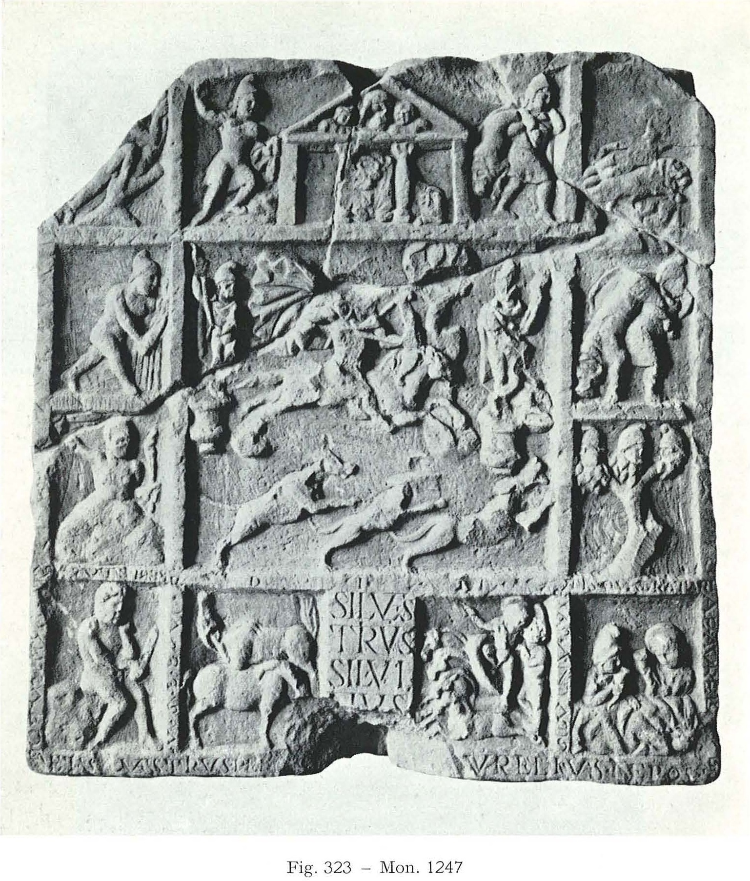 Front side of the relief of Dieburg