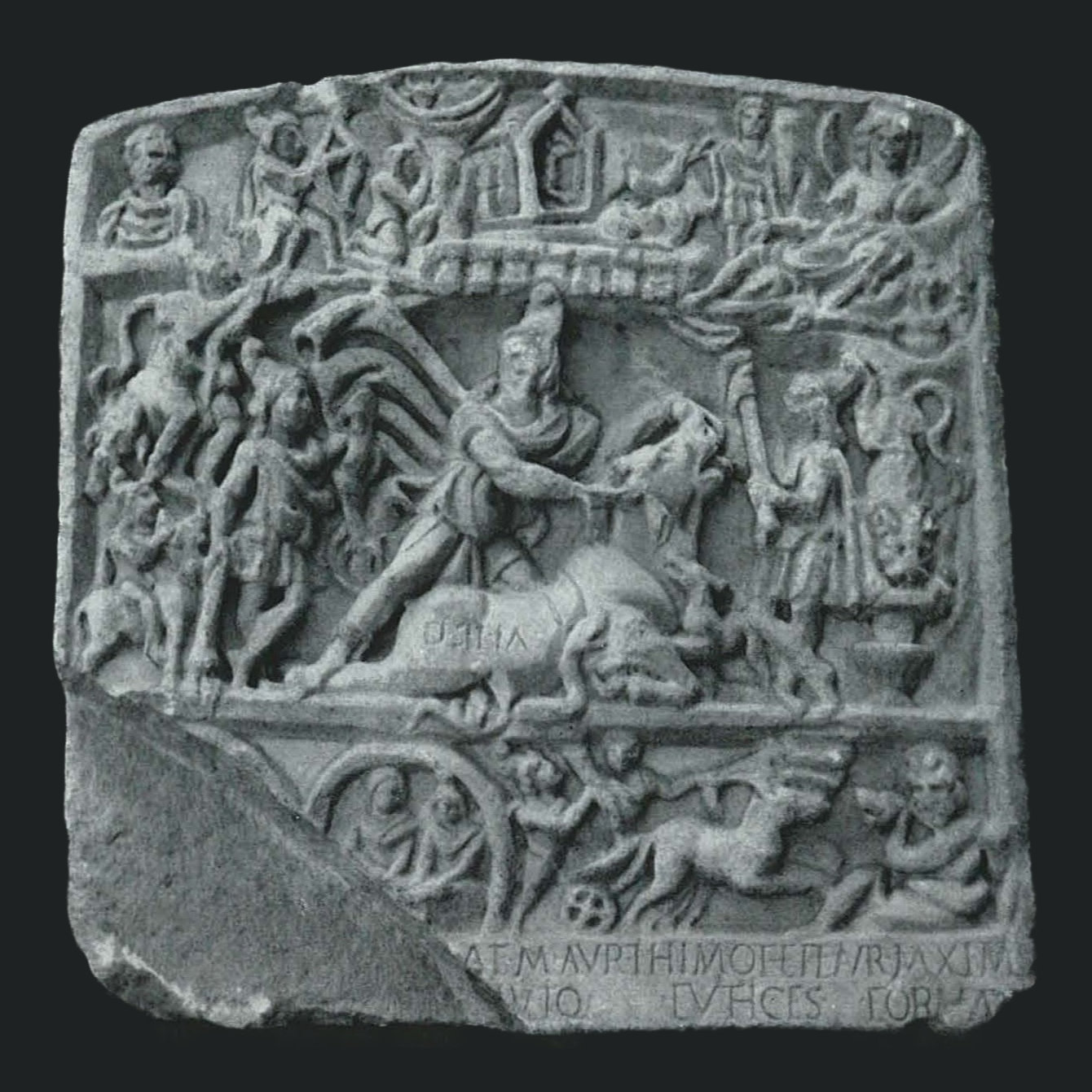 Tauroctony relief of Apulum (Alba Iulia)