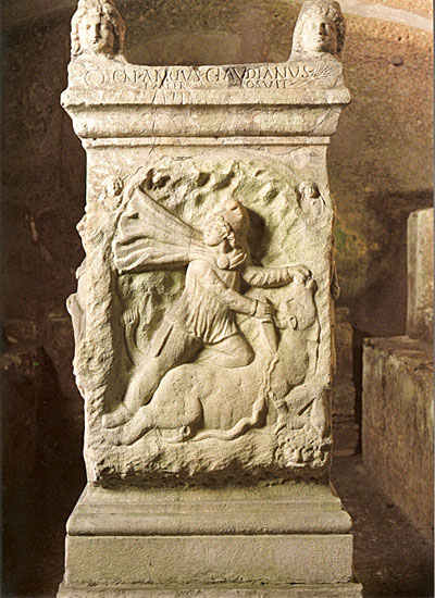 Altar of Mithraeum San Clemente