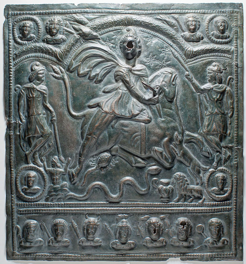 Tauroctony bronze of Szony