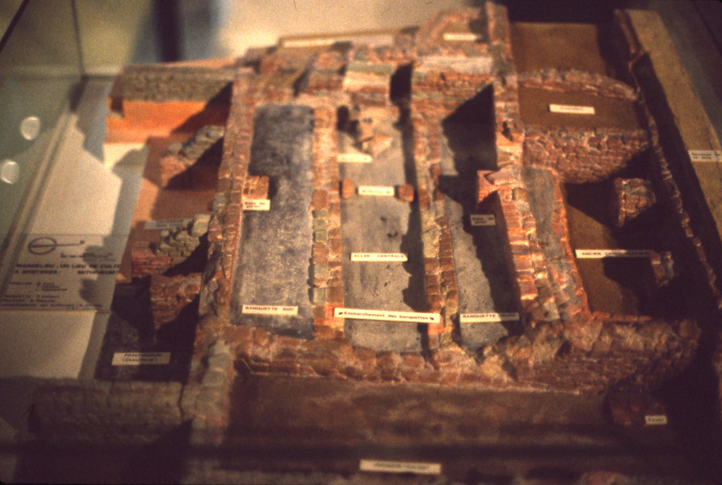 Model of Mithraeum of Mandelieu