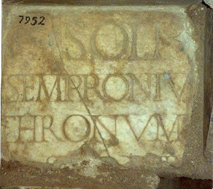 Inscription of Lucius Sempronius