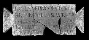 Inscription on the restoration of the Mithraeum of Dura Europos