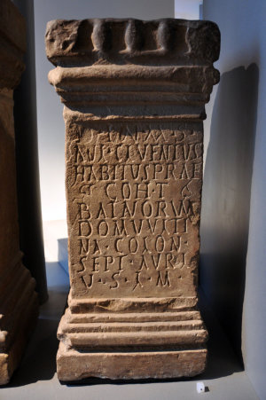 Altar of Carrawburgh by Aulus Cluentius