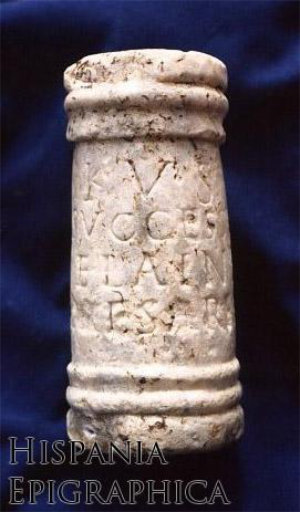 Cilindric arula from Cabrera de Mar
