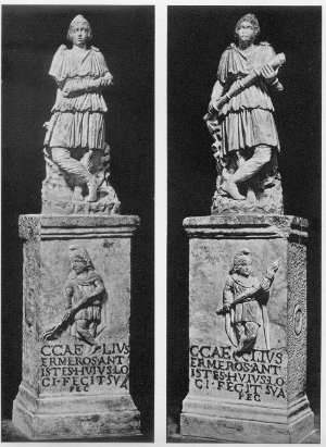 Cautes and Cautópates of Palazzo Imperiale