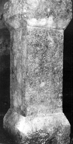 Altar from the Mitreo di Marino