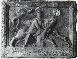 First Tauroctony relief of Dura Europos