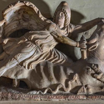 Tauroctony marble from Mitreo Fagan