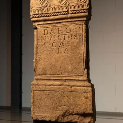 Altar of Inveresk with a griffin