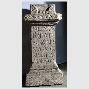 Altars to Cautes and Cautopates from Aquincum