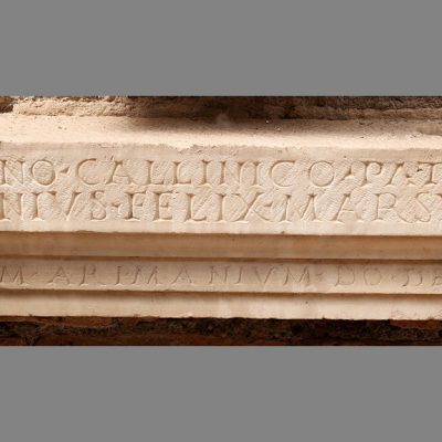 Fragment with inscription to Arimanius Casa di Diana