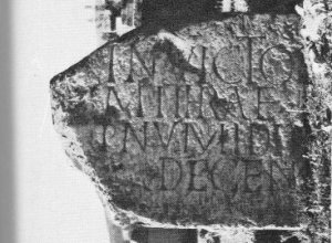 Inscription by Decimus from Lambaesis
