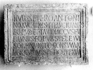 Altar by Flavius Lucilianus from Aveia