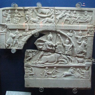 Tauroctony relief from Alba Iulia