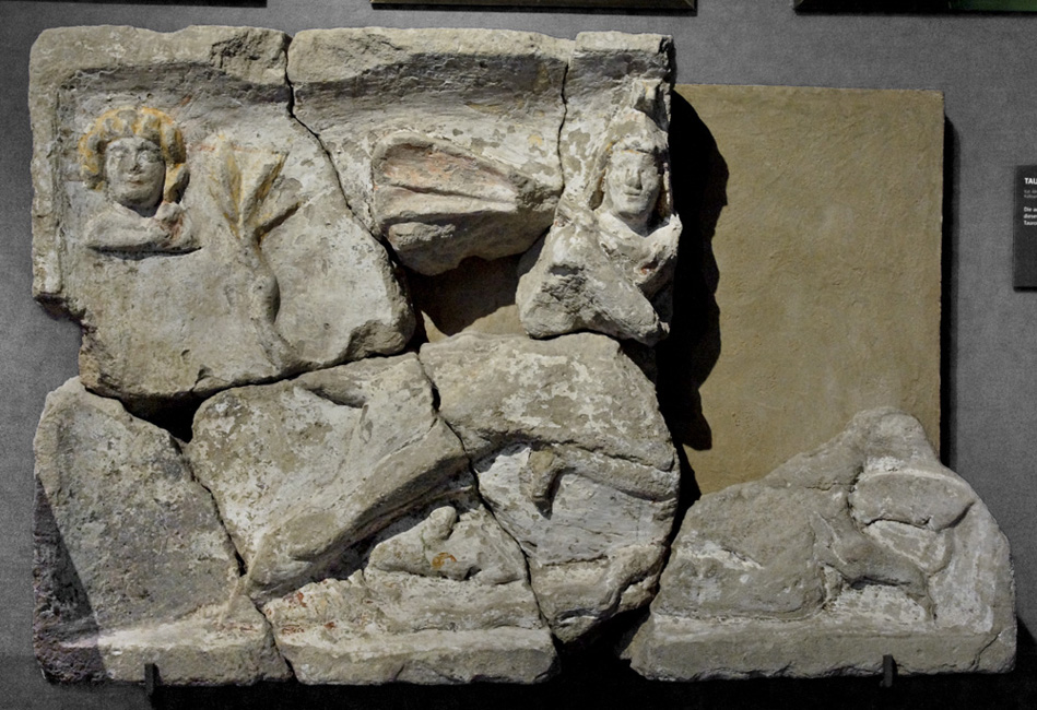 Mitrhas killing the bull from Petronell.