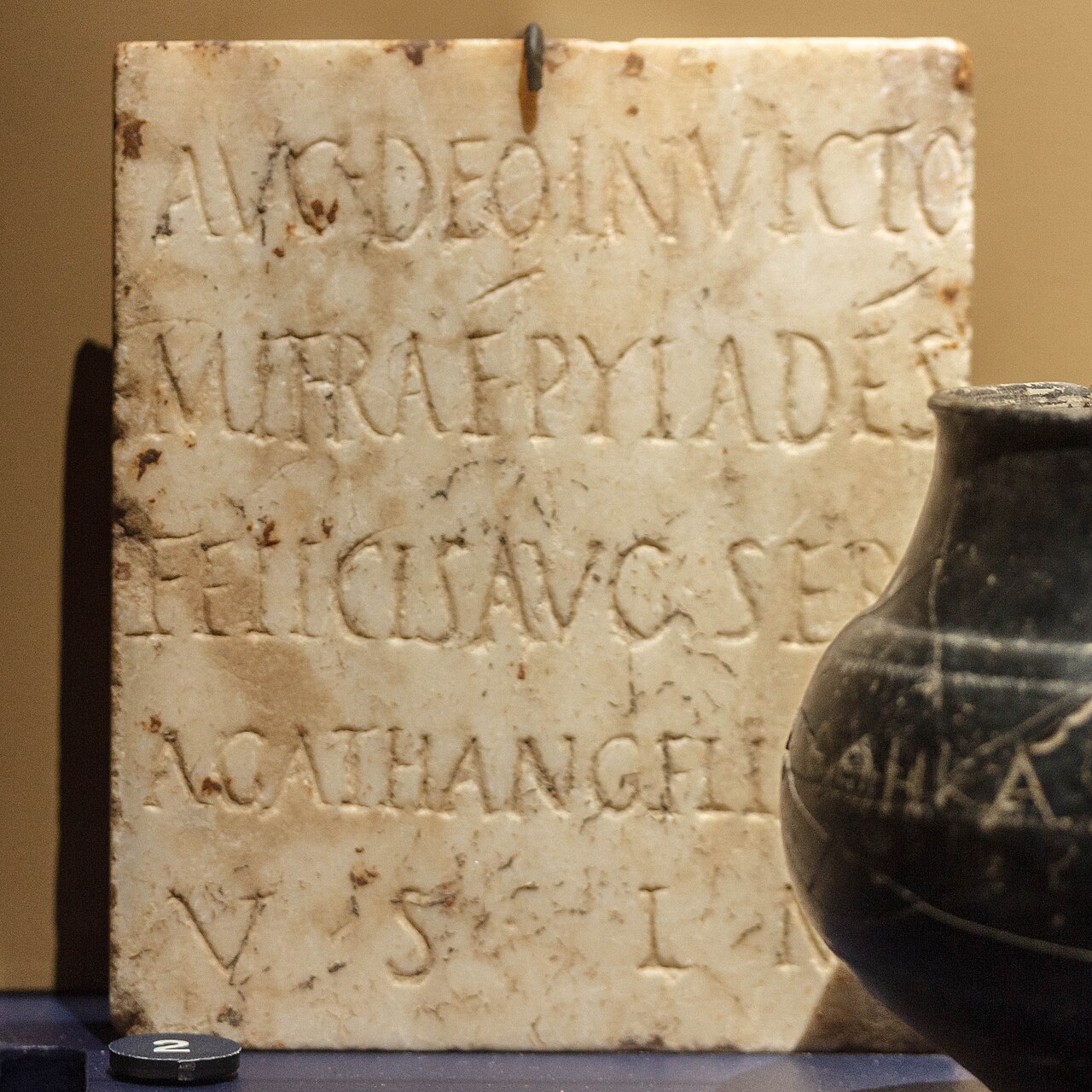 Plaque of Pylades from Angers.