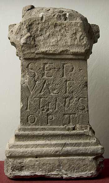 Altar to Cautes.