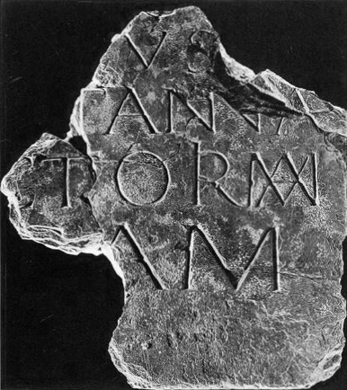 Marble inscription from London.