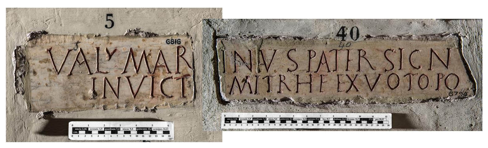 Inscription of Valerius Marinus from Rome.