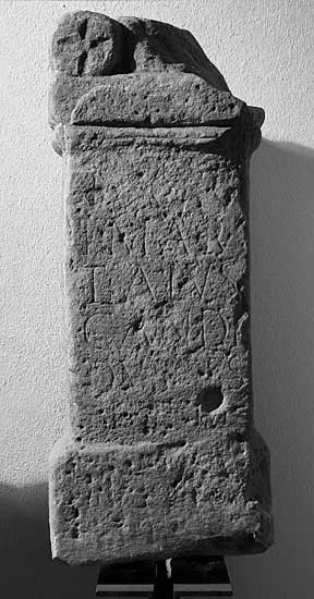 Altar to the god of the East from Stockstadt.
