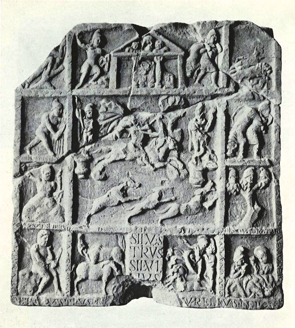Back side of the relief of Dieburg.