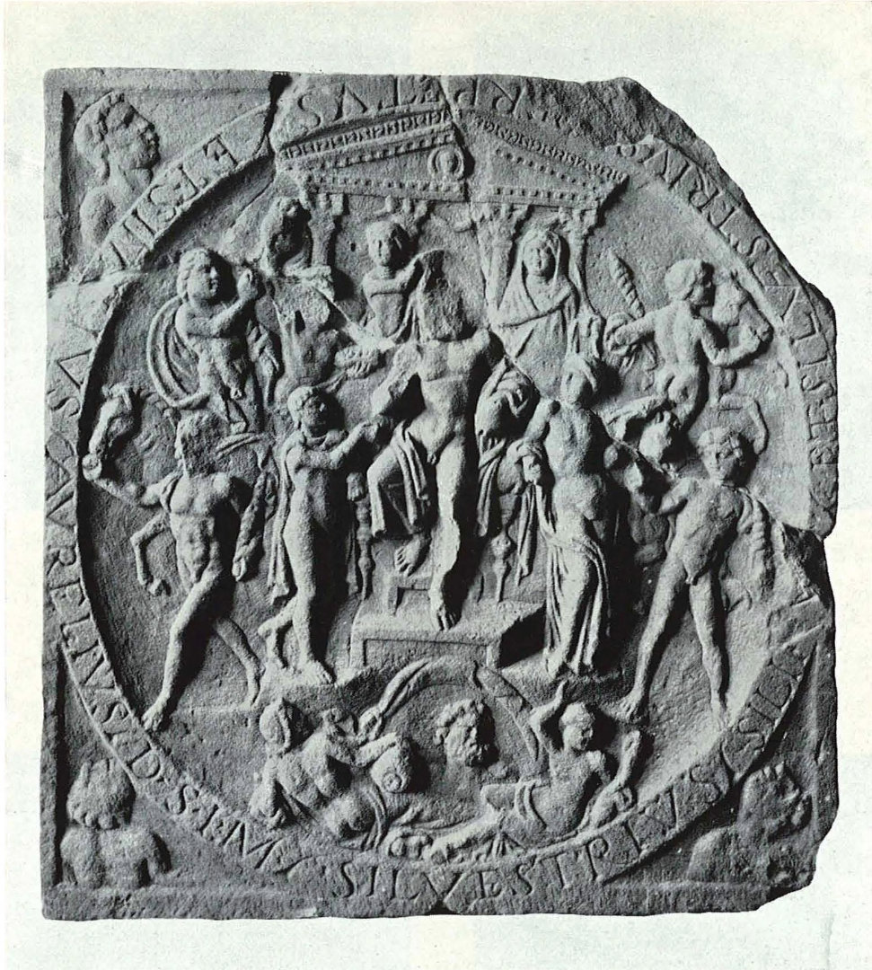 Front side of the relief of Dieburg.