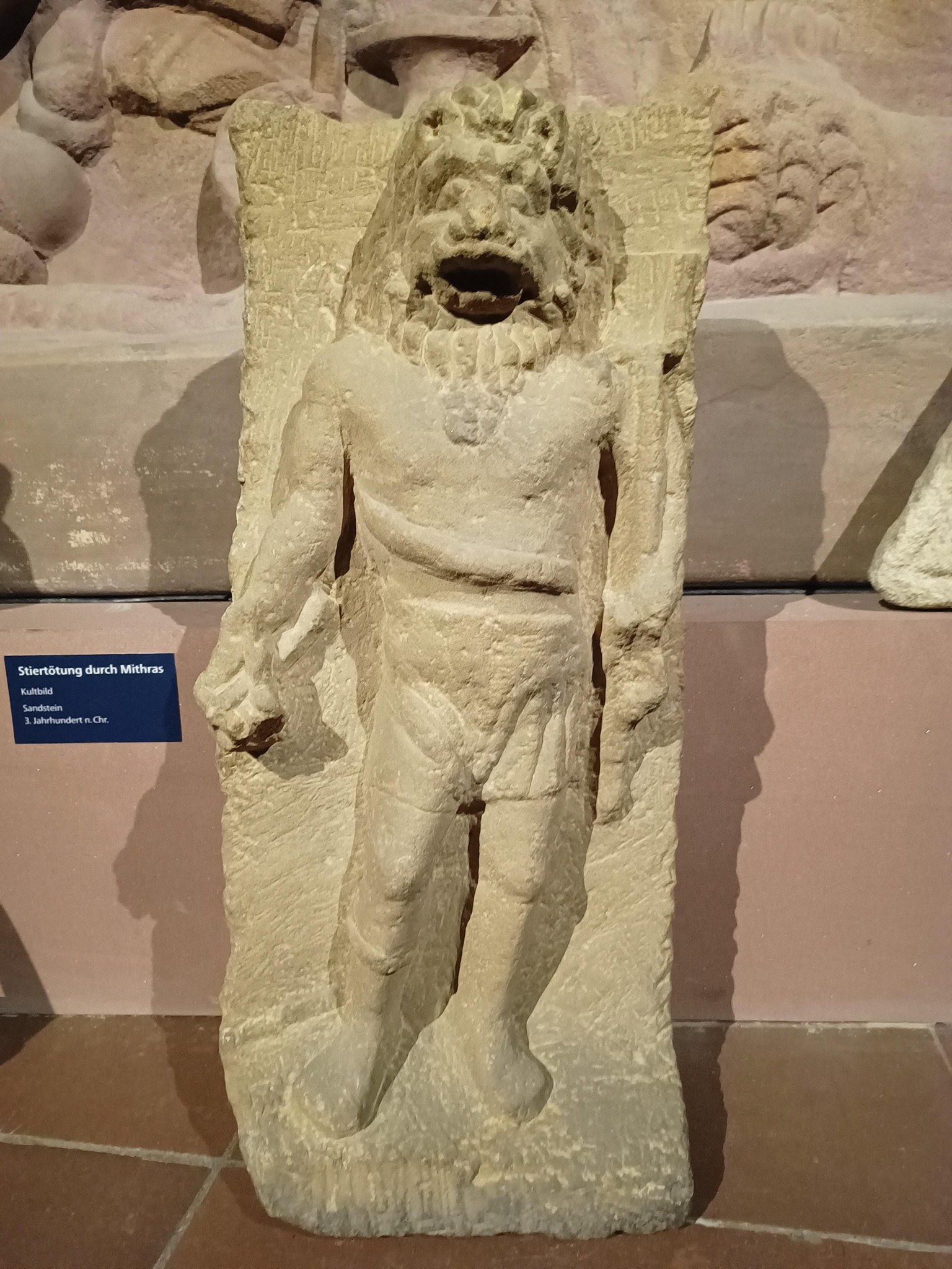 Leontocephaline figure from Nida, modern Frankfurt-Heddernheim.